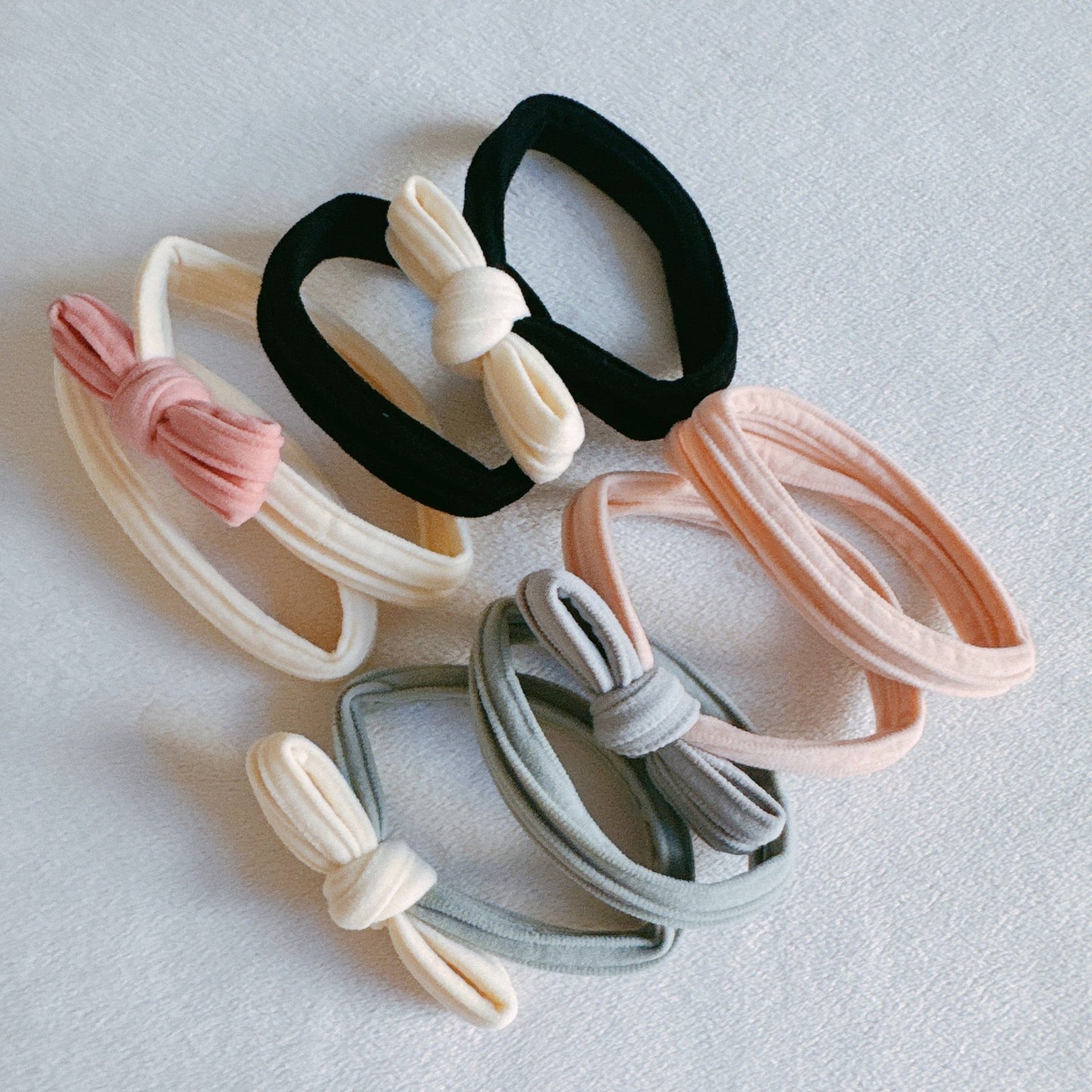 Tied In Bow Daily Hair Ties Set Of 4