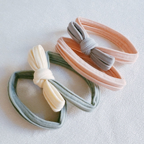 Tied In Bow Daily Hair Ties Set Of 4